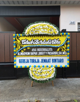 Papan Bunga Duka di Pandau Hilir