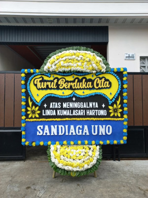 Papan Bunga Duka di Pandau Hilir